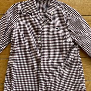 Vineyard Vines Boys Performance Gingham Shirt